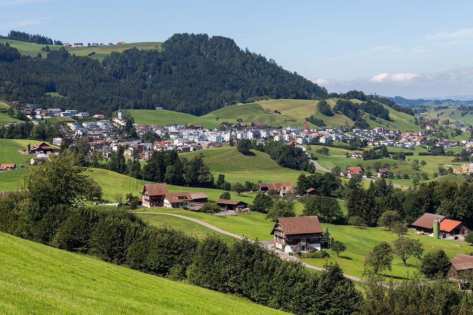 Reinigung in Schindellegi – Ortsansicht von Schindellegi